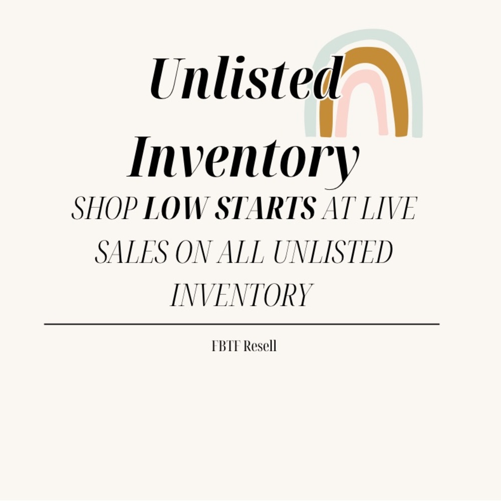 Unlisted Inventory Items (LIVE)